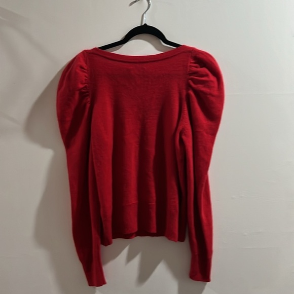Jennifer Tyler Red Cashmere Sweater nwt - Picture 10 of 10